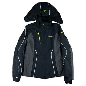 Schoffel Gore-Tex Ski Jacket Women's Medium Hooded Waterproof Zip Up RECCO Coat